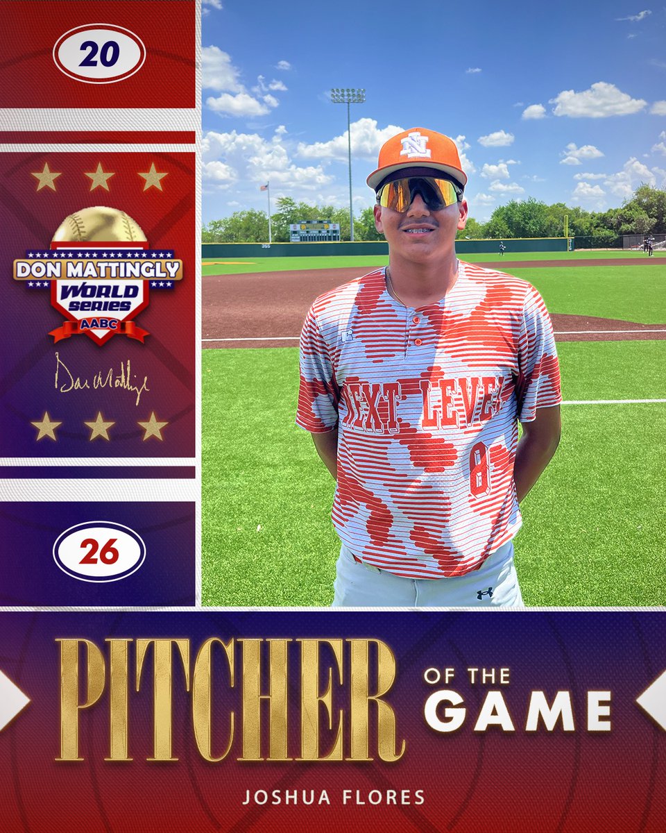 FiveToolTexas's tweet photo. #MattinglyWS F: @NextlevelOC 2027 7, Texas Twelve Red Sox 2027 6
PoG: Dylan Kemp 1-2, 2R, RBI
Pitcher: Joshua Flores 2.2 IP, 2H, K https://t.co/Fcn8KQdiKx