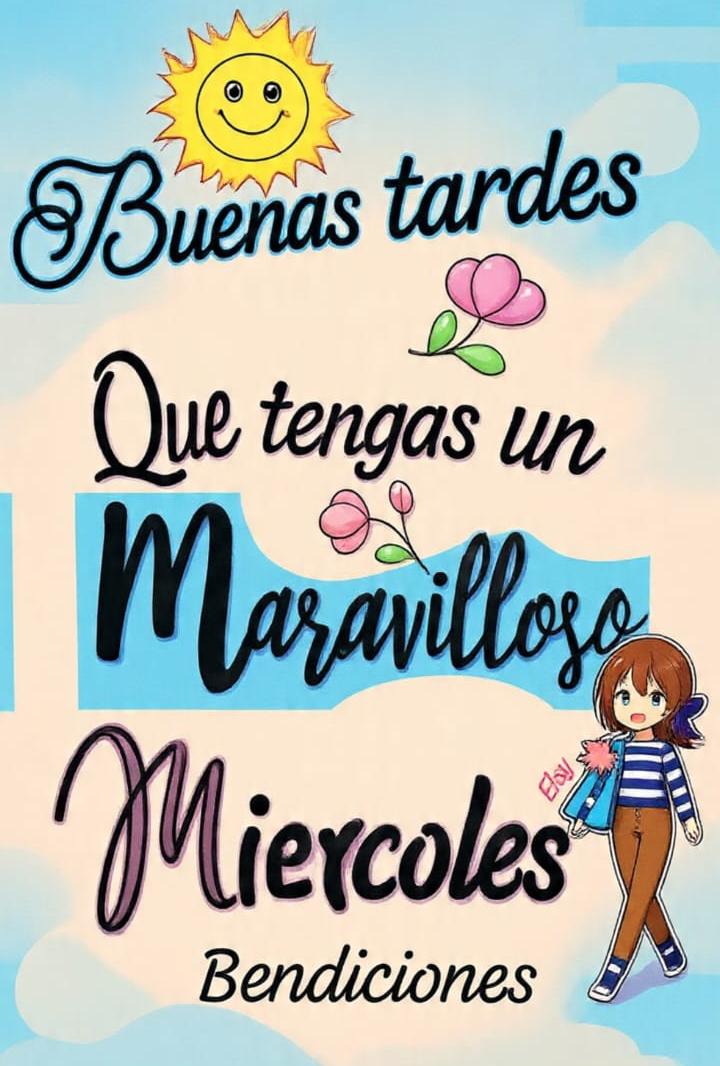 ElsyazGar's tweet photo. Ten muy #Feliz #miércoles lleno de alegría, bondad y haz el bien 🇲🇽 #Villahermosa https://t.co/ZOwEDs1JgF