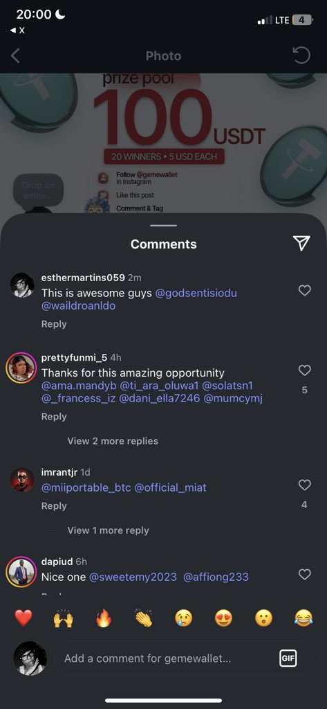 richh_rodd's tweet photo. @GemeWallet Here is mine https://t.co/l8BwGf2H5z