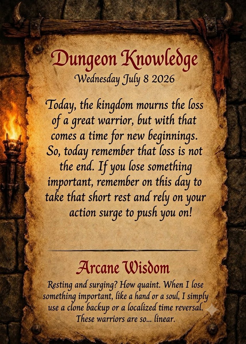 Dungeon Horoscope tweet media