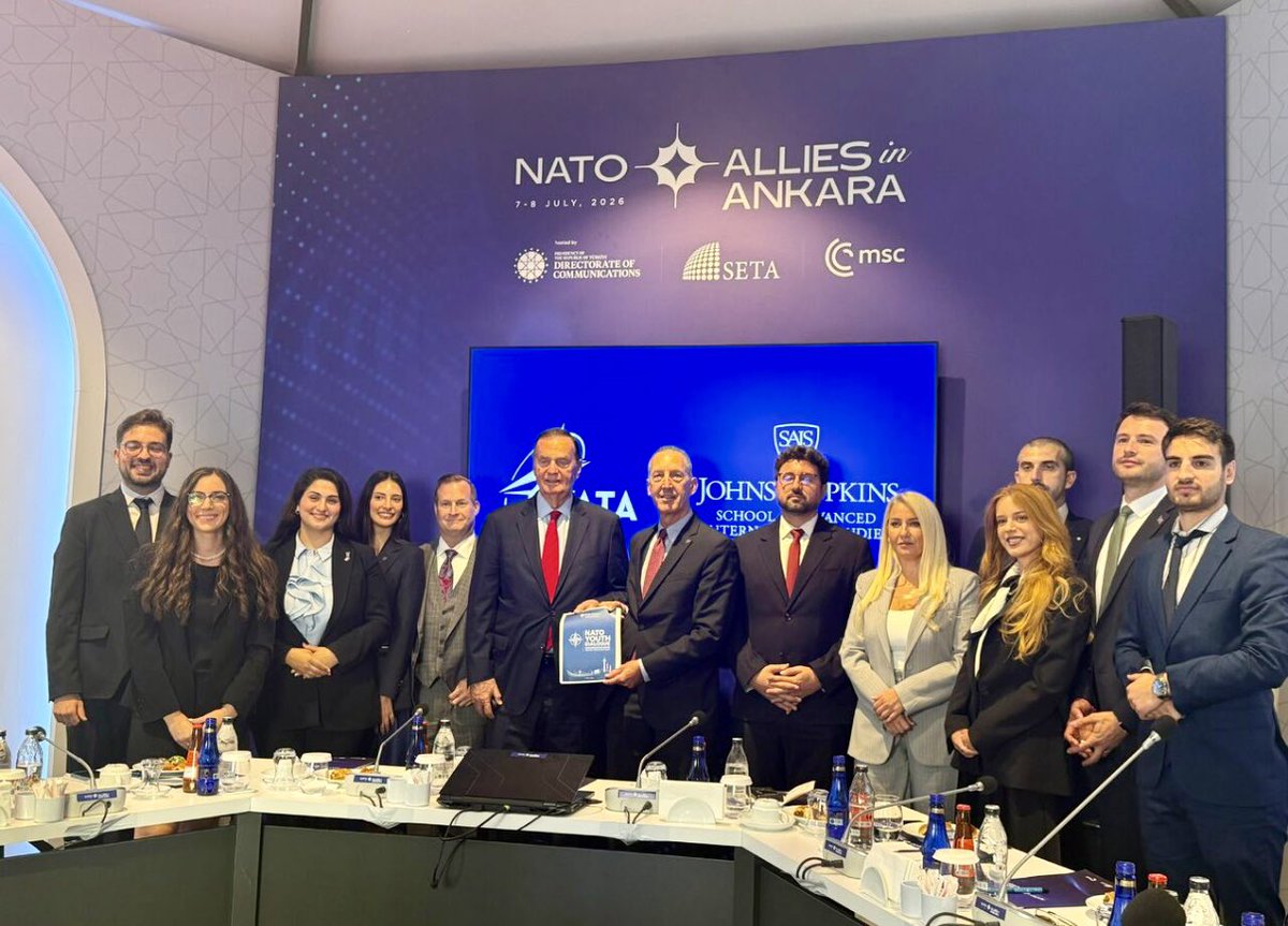 edwardpjoseph's tweet photo. Ankara Summit: Proud of our @SAISHopkins & Western Balkans Emerging Experts and grateful to Deputy Secretary General Radmila Shekerinska, former SACEUR & Nat'l Security Adviser GEN Jim Jones, and NATO Ass't Secretary General Ambassador Kevin Hamilton for engaging with them. @MunSecConf provided an ideal setting at the main Ankara Palas venue for this candid discussion of our 2026 Recommendations to @NATO for the Balkans and beyond. Giving new meaning and vitality to youth leader engagement in our SAIS 'Seeing is Believing' project.