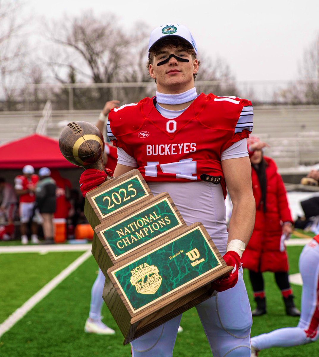 tSilverBulletin's tweet photo. Club Football player Jackson Gula was called up to join the Ohio State football team this fall. 

He becomes the fourth player to earn the opportunity to be a Buckeye. 🌰

🔗: https://t.co/SJvNaJKRcR https://t.co/X8e77BM5DM