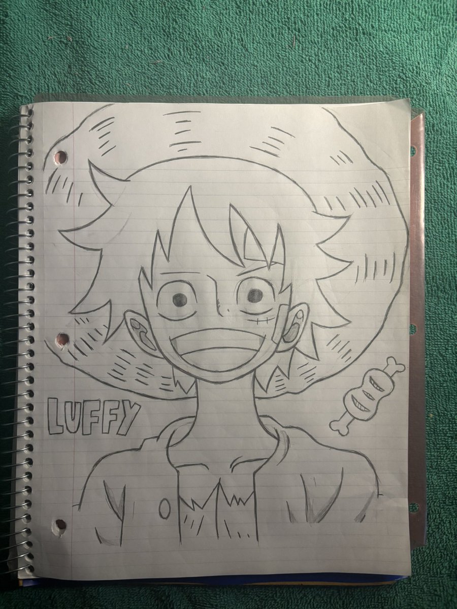 XSoulXT's tweet photo. The king Luffy 💛🖤💙❤️ #art #drawing #luffy #onepiece https://t.co/EI4UhUUjRD