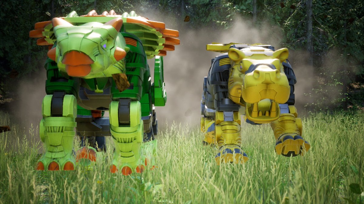 TF_pr's tweet photo. \\来週7月15日(水)朝10時配信予定！🦖// 

『トランスフォーマー ワイルドキングW』    
第4話「もう一人の勇者」

▼これまでのアニメの振り返りはこちら！
https://t.co/oW96DnarAL https://t.co/7FmEoGkghq