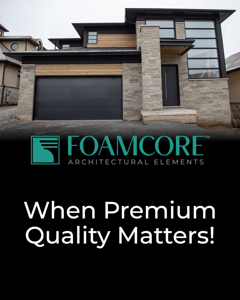Foamcore_'s tweet photo. Architectural foam is changing the game in modern design.
Its versatility opens doors to stunning aesthetics & stunning curb appeal.
DM sales@foamcore.ca
or SHOP:
https://t.co/ep7SffiODt
#CurbAppeal #ExteriorDesign #DreamHome #RealEstateMarketing #NiagaraFallsRealEstate https://t.co/odUXkyoKPU