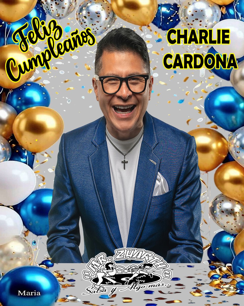 amrzuarth's tweet photo. FELIZ CUMPLEAÑOS ‼️‼️‼️
CARLOS CARDONA🎂 @charlie_cardona  TE MANDAMOS UN FUERTE ABRAZO‼️

⚡️COMENTA AQUÍ TU TEMA FAVORITO DE "CHARLIE CARDONA" ⬇️
.
.
.
#Salsayalgomas #DíaDeCharlieCardona
#RumboaLos40 #SalsaParaTodos #LeyendaDeLaSalsa #ElQueSabeSabe https://t.co/EHOVIWaPno