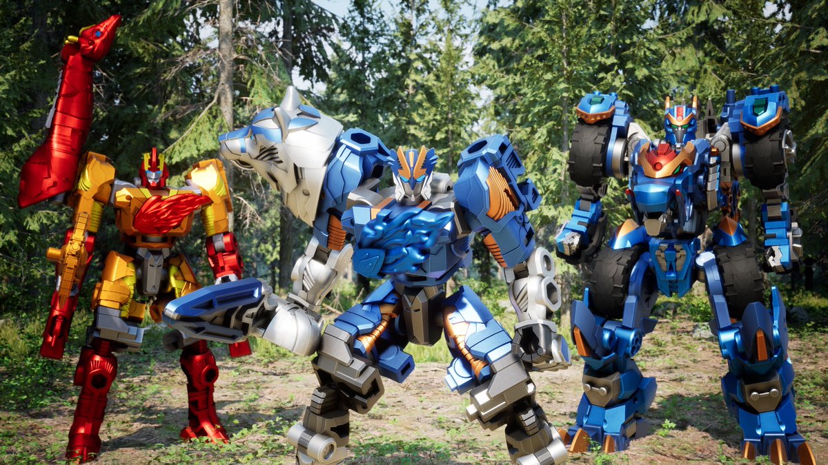 TF_pr's tweet photo. \\来週7月15日(水)朝10時配信予定！🦖// 

『トランスフォーマー ワイルドキングW』    
第4話「もう一人の勇者」

▼これまでのアニメの振り返りはこちら！
https://t.co/oW96DnarAL https://t.co/7FmEoGkghq