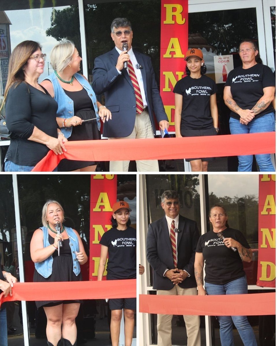 OrlDistrict2's tweet photo. Welcome to District 2, Southern Fowl! 🎉

Congratulations to owner Virginia ("Va") Probst and her team on their official ribbon cutting in the Curry Ford West District. We wish them continued success and look forward to seeing them thrive in our community. https://t.co/Td9ZqA02wl