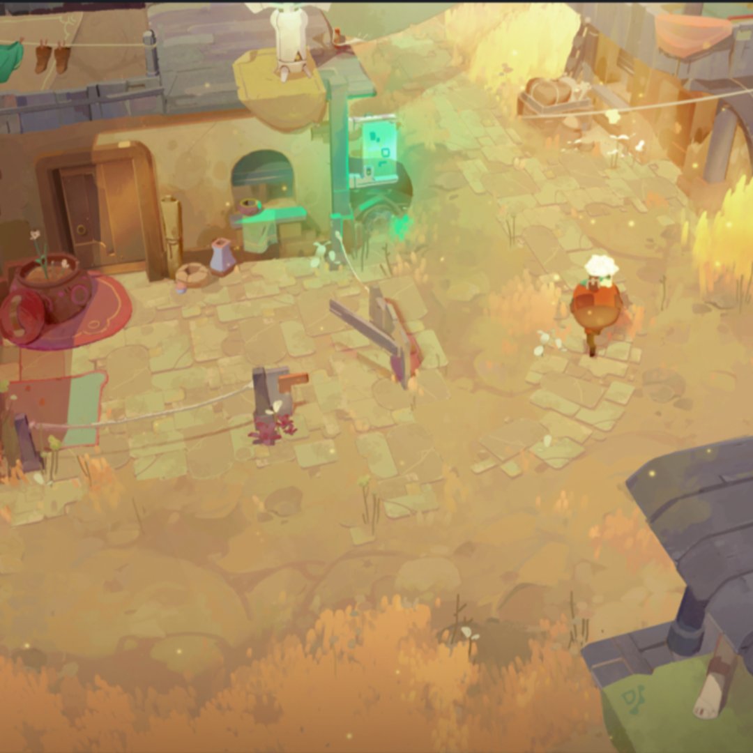 DigitalSunGames's tweet photo. Here's some never-before-seen art from Moonlighter 2 to ease the wait until the 1.0 version launches on PC and all consoles 💚 https://t.co/libOyAh5a2