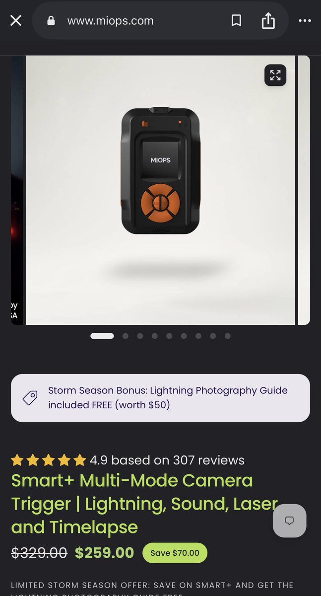 MatthewRacila's tweet photo. To all my lightning photographers out there, is this worth the investment? https://t.co/Y9EFRcnqW8