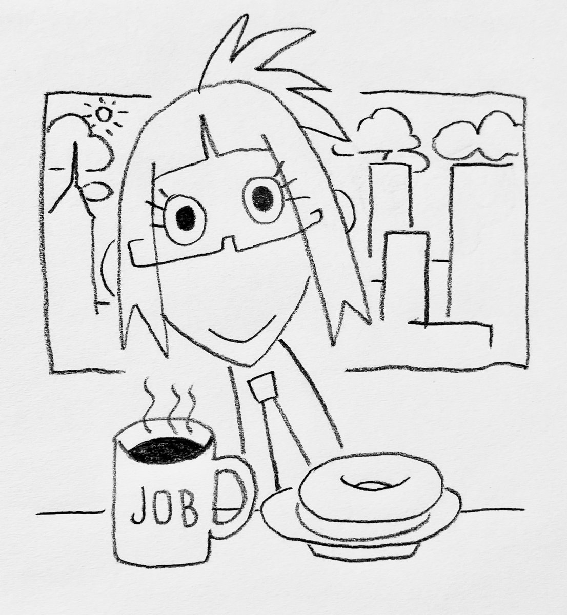 mootsheep's tweet photo. coffee and donut https://t.co/P0oLlMN3lm