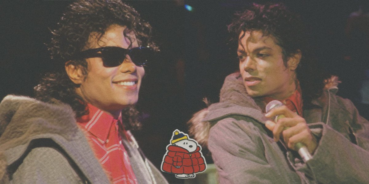 moonwalkcinema's tweet photo. mj during the bad tour in his oversized snoopy coat is everything 🥹🤏🏻 https://t.co/dHxzhInTcS