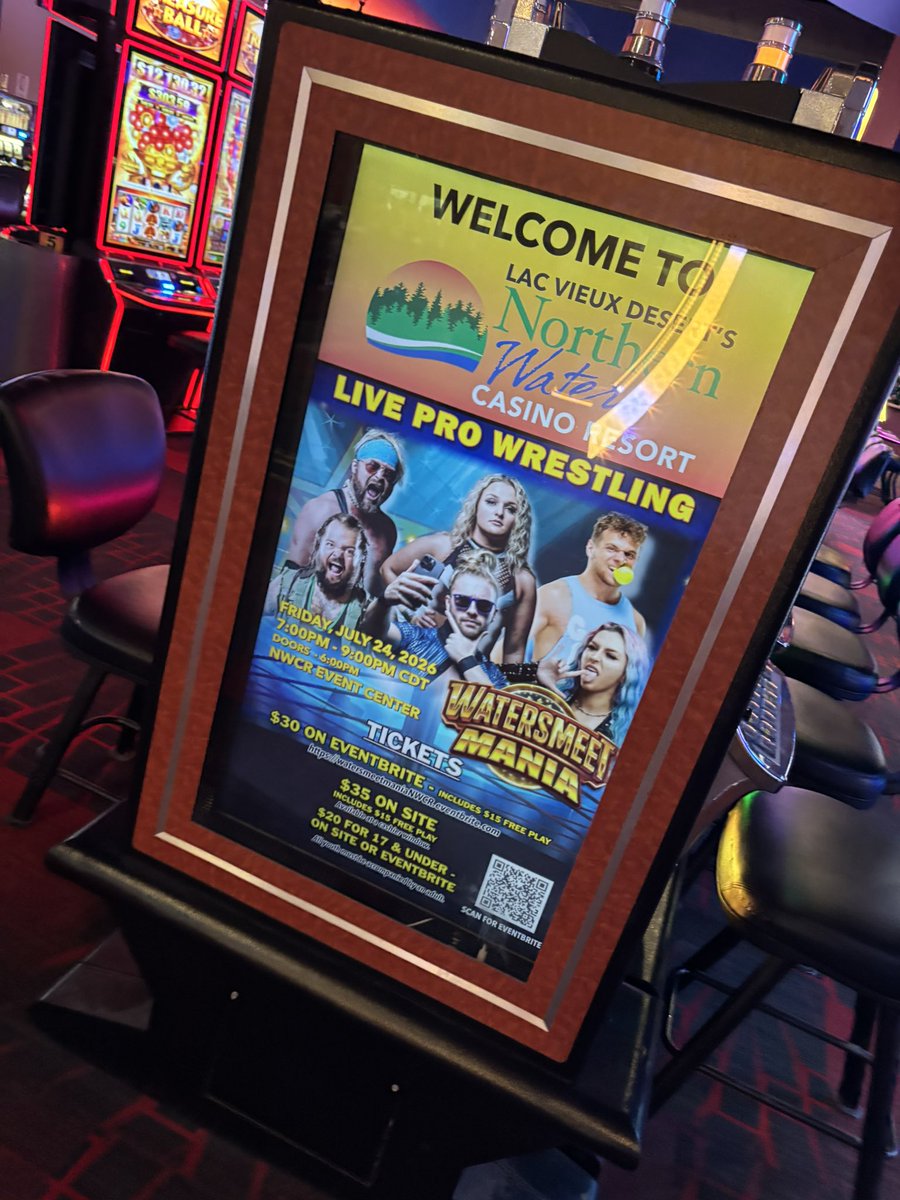 2econdWrestling's tweet photo. July 24th in Watersmeet Michigan!!! Lets go!!! https://t.co/g8YlNKKmLG