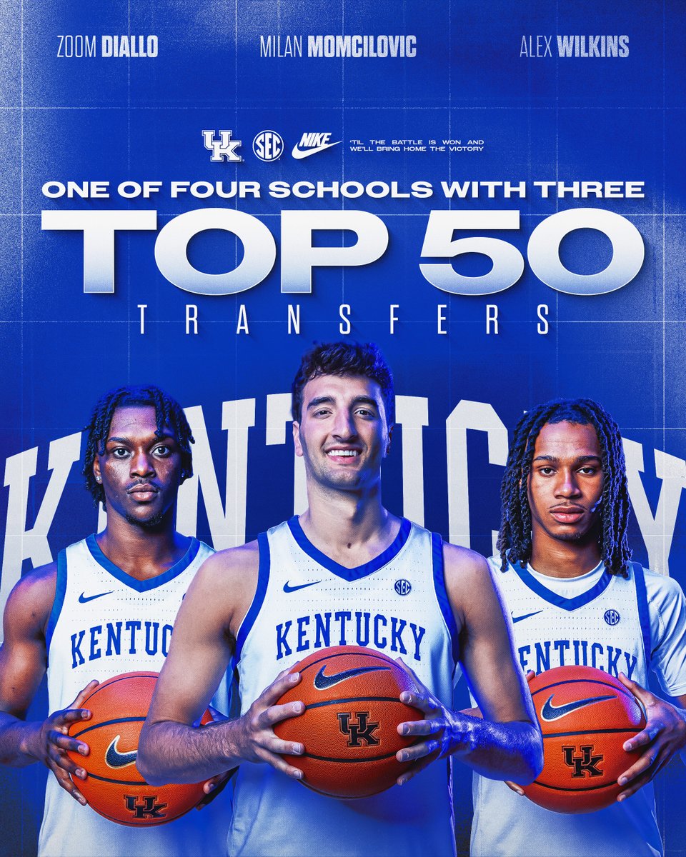 KentuckyMBB's tweet photo. Elite pieces to the puzzle 🧩📈 https://t.co/QEwUfwNjKa