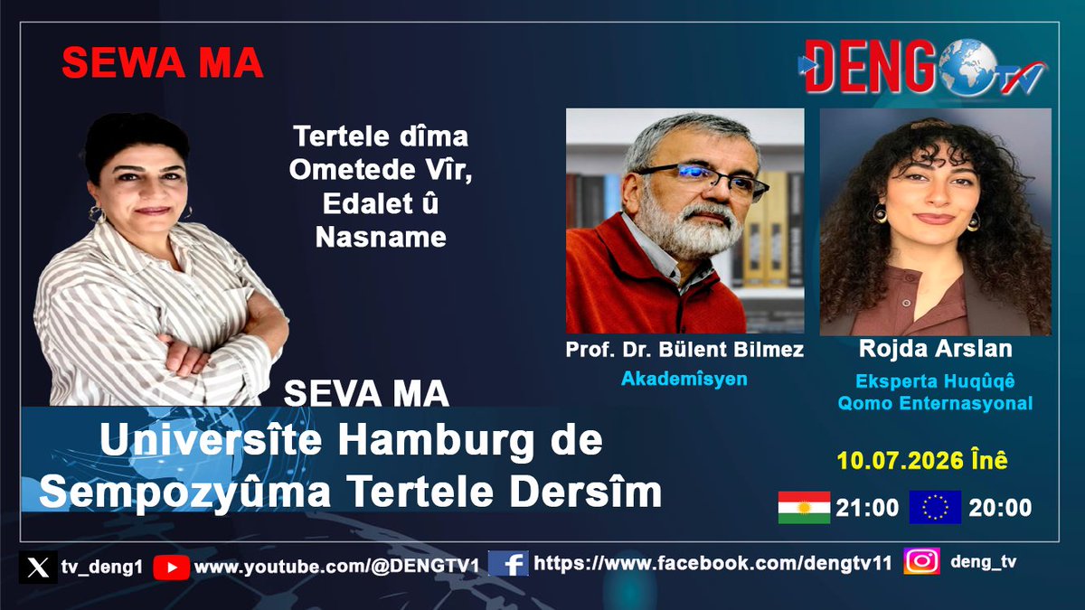 tv_deng1's tweet photo. Universîte Hamburg de Sempozyûma Tertele Dersîm

#Tertele #Dersim #DersimGenocide #Dersim1937 #Dersim1938 https://t.co/HRtuDeOOLD