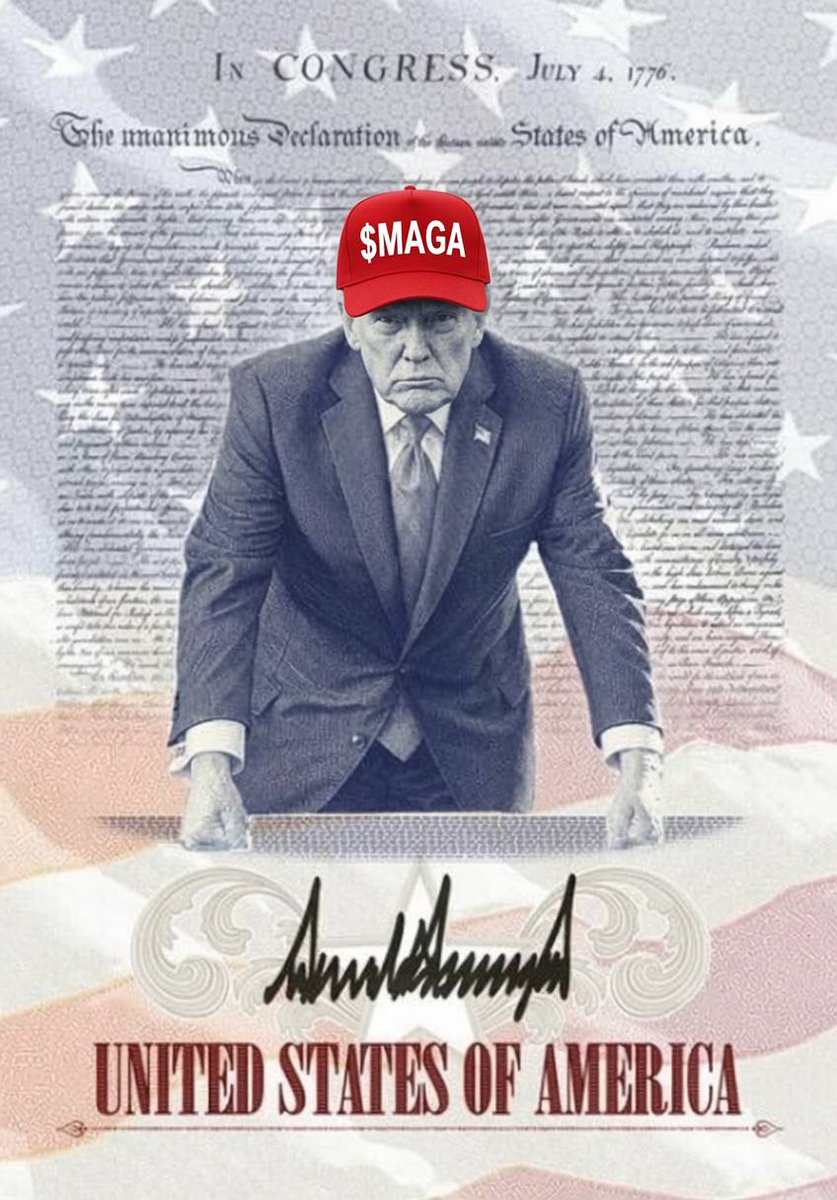 MAGACoinX's tweet photo. These new Passport pages are 🔥🇺🇸

Make America Great Again $MAGA

#MAGA #America250 #POTUS #PASSPORT https://t.co/ziZoNPUCsH