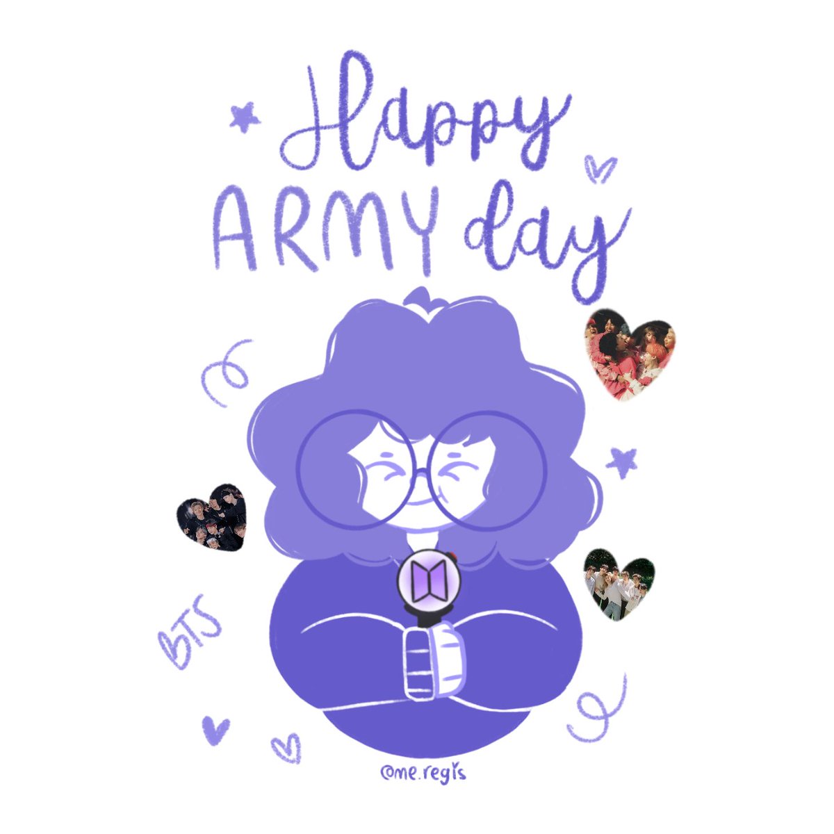 Me_regi's tweet photo. 🌎💜
#HappyBirthdayARMY #13thARMYDAY https://t.co/ApFB7bNaJ0