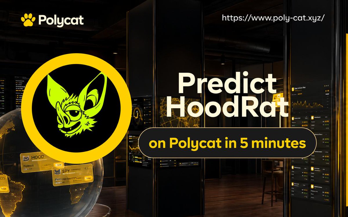 PolyCatsRobin's tweet photo. @hoodrat_coin Live on $POLYCAT :) https://t.co/bnSZ5wNJj9