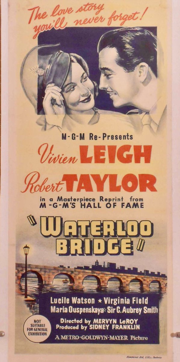 FrankMalfitano's tweet photo. 1 MORE LIST OF 100 FAVORITE FILMS (IN NO ORDER) 22: Since beautiful and brilliant #VivienLeigh died this day in 1967 here’s her heartbreaking performance in superb 1940 tragic romance about #English dancer &amp; soldier during #WWI #RobertTaylor #VirginiaField👏 #LucilleWatson #1940s https://t.co/vnlmOoHjt4