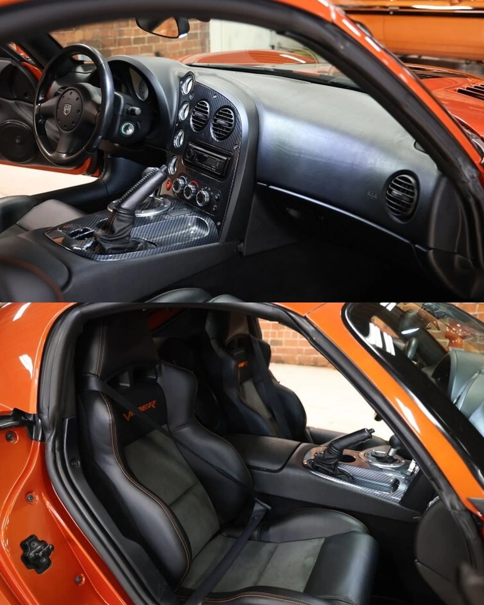 HemmingsNews's tweet photo. This 2006 Dodge Viper SRT-10 Copperhead Coupe delivers 510 horsepower, a 6-speed manual, Copperhead Orange paint, and collector-grade rarity that enthusiasts chase.
Make An Offer at https://t.co/fqE3yCoUSX!
#DodgeViper #Gen3Viper #V10Performance #AmericanSupercar https://t.co/stSKcsqk2b