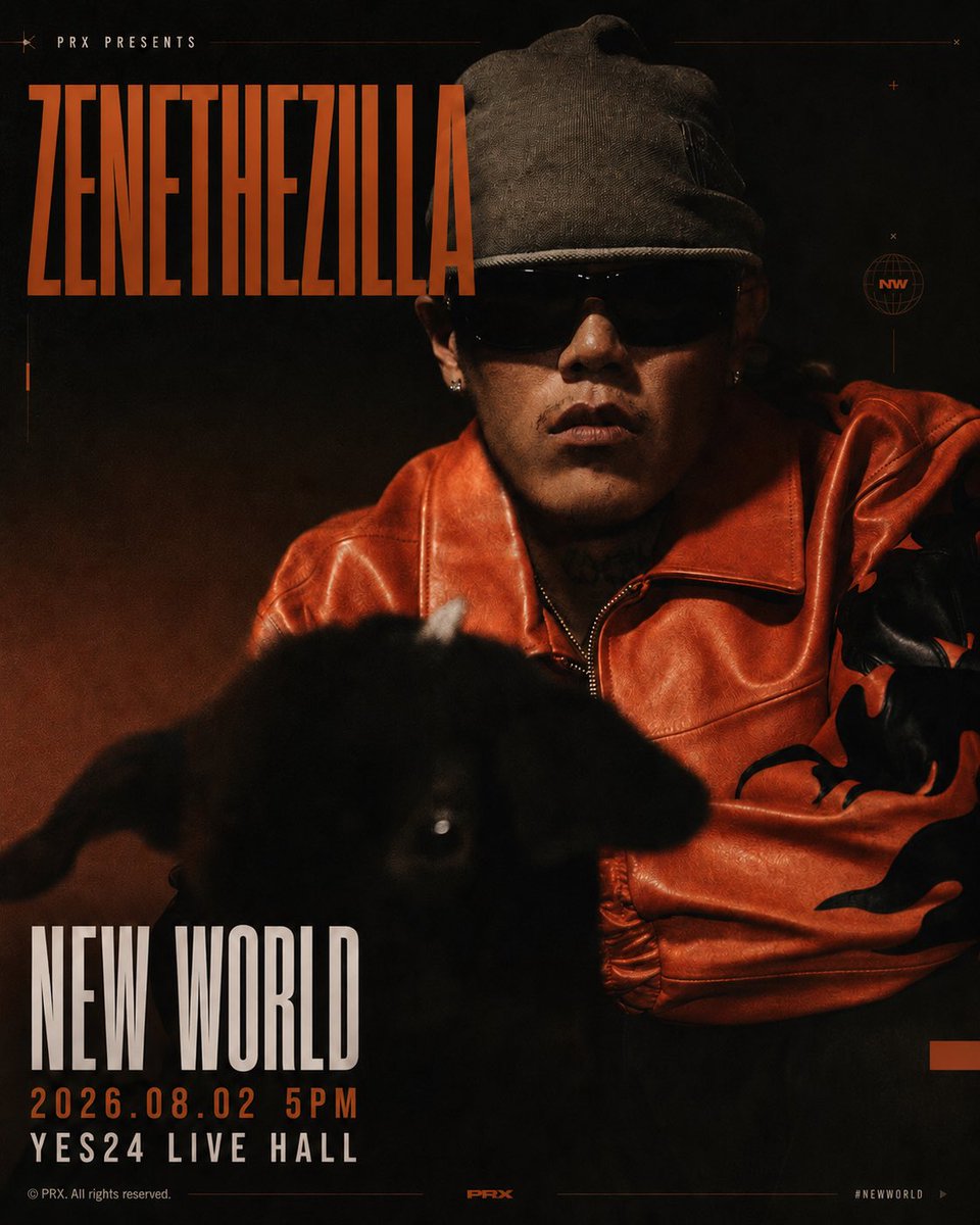 prx_presents's tweet photo. 제네더질라(#ZENETHEZILLA)님의
<NEW WORLD> 무대가 패럴랙스의 #뉴월드콘서트 에서 펼쳐집니다!

🌏EP.01 NEW WORLD
📌
날짜: 2026년 8월 2일 (일) 5PM
장소: YES24Livehall
티켓 오픈: 2026.07.15 (WED) 6PM
예매처: YES24, NOL 
티켓 가격: 99,000원

#제네더질라 #NEWWORLD #prx #Concert https://t.co/OMVk1rjZdJ
