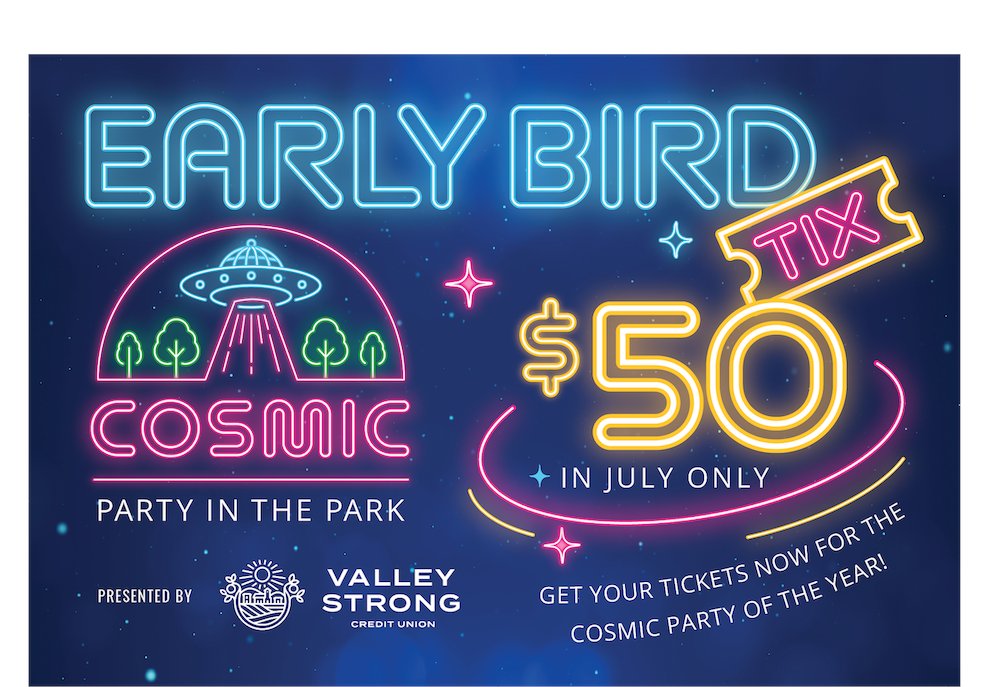 CSUBalumni's tweet photo. 🚀SET COURSE FOR PARTY IN THE PARK! 🚀

Join us Oct. 16, 2026, for an unforgettable evening of cosmic-inspired outfits, entertainment, local food and drinks and community connection. 

🎟️ Buy early bird tickets today at https://t.co/O1iUjiFA8l

*Must be 21 and over to attend https://t.co/nusFloYfMW