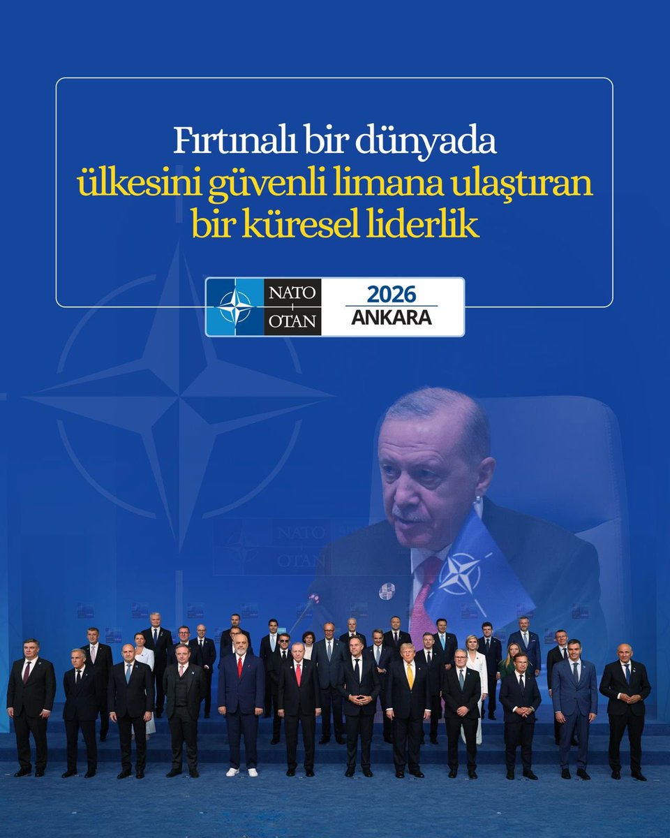 58fatihyildiz's tweet photo. • Tarihin akışını değiştiren, Türkiye Yüzyılı’nın şafağını müjdeleyen,

• İnsanlığın vicdanını temsil eden, hakkı ve adaleti savunan,

• Fırtınalı bir dünyada ülkesini güvenli limana ulaştıran,

• Masada mutlak irade, sahada tavizsiz güç sergileyen;

#KüreselLiderErdoğan #NATOsummit