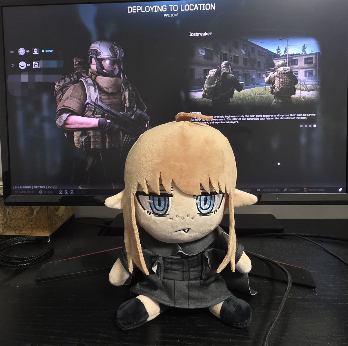 Raiinor's tweet photo. Good luck charm against Head, Eyes. So far she's been successful, but my friend has been getting shot more than usual... I'm sure it's unrelated
@karepack77 https://t.co/indXcMfTJo