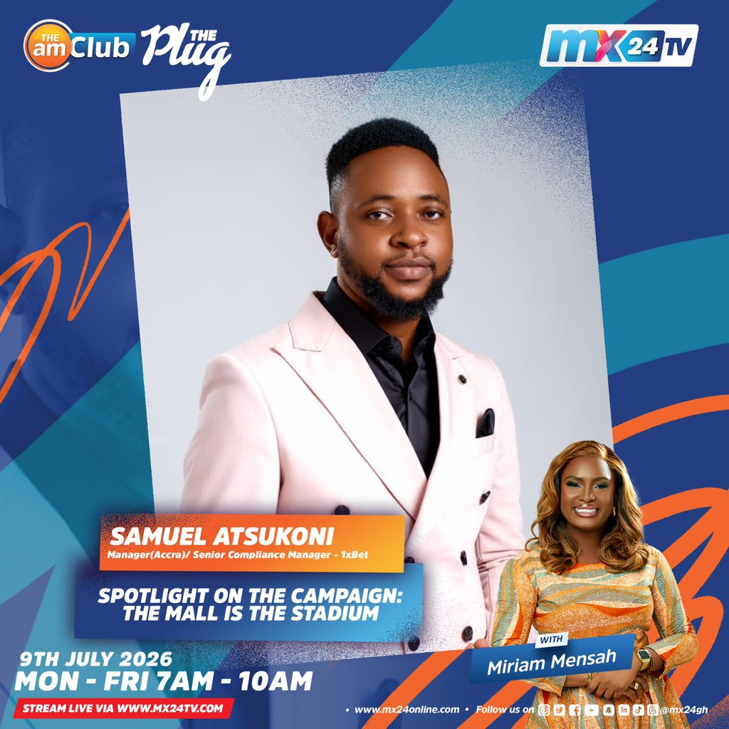 mx24gh's tweet photo. The Mall Is The Stadium is still up and running and we are throwing the spotlight on this campaign tomorrow. 

Joining us in studio for the spotlight convo is Samuel Atsukoni and Samuel Nana Twum.

Tune in!

#mx24gh #funfearlessfactual #TheAMClub #ThePlug #TheMallIsTheStadium https://t.co/omov5DBVtz