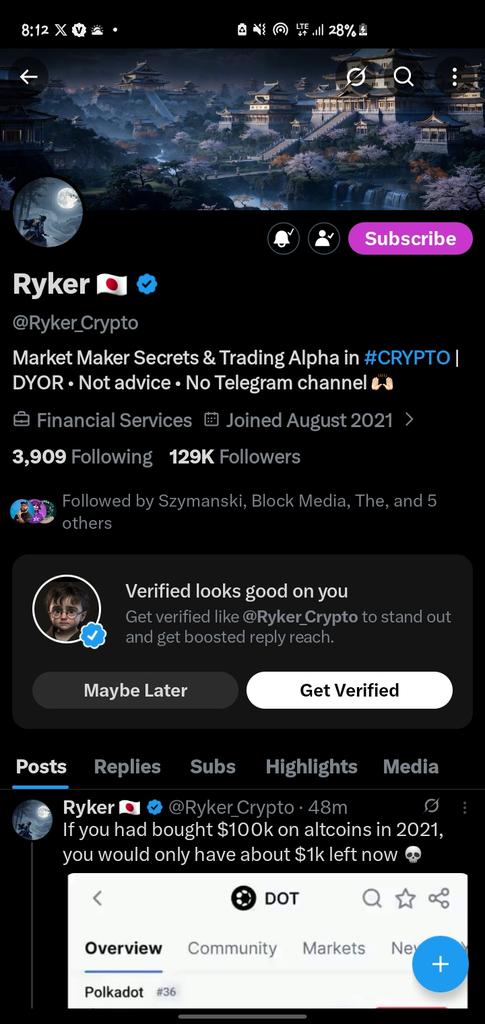 EDGE00111's tweet photo. @Szymansk_ii @Ryker_Crypto Done🙏🙏
8EdL4mpvP8ZottGjCfdGRAfbR4BcQjciNhWykh34ang6 https://t.co/rtdjR8ynSk