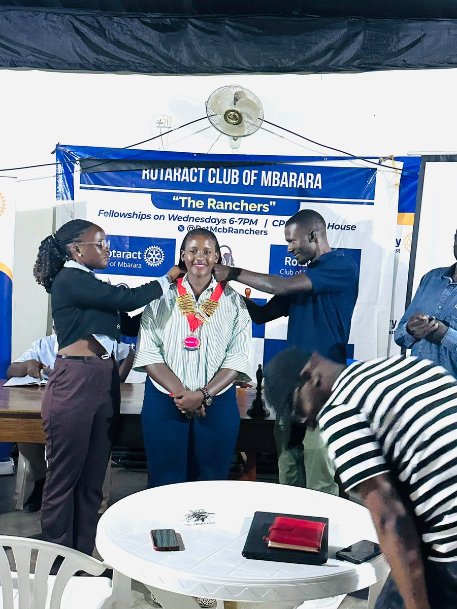Emily_MoEt's tweet photo. Such an honor and privilege to be taking on leadership of the amazing award winning Rotaract Club of Mbarara @RctMcbRanchers Officially taking on the mantle at the technical handover today.

No doubt we’re headed for greatness and Impact this year💪

#CreatingLastingImpact https://t.co/QkUjToXHQZ