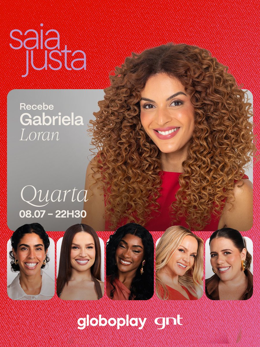 juliette's tweet photo. Já coloca o despertador, viu?! 
Hoje tem #SaiaJustaNoGNT e o nosso sofá recebe @Gabriellaloran .  
Espero vocês às 22h30! https://t.co/HYckpJuB7R