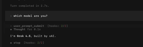 skandesh's tweet photo. cursor vs grok cli lol https://t.co/b92XrzCKQo