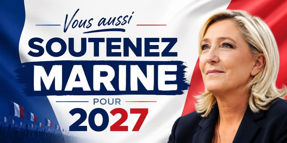 daniel_pilotte's tweet photo. Présidentielle 2027 soutenons @MLP_officiel @RNational_off https://t.co/0wKSEzpJe5