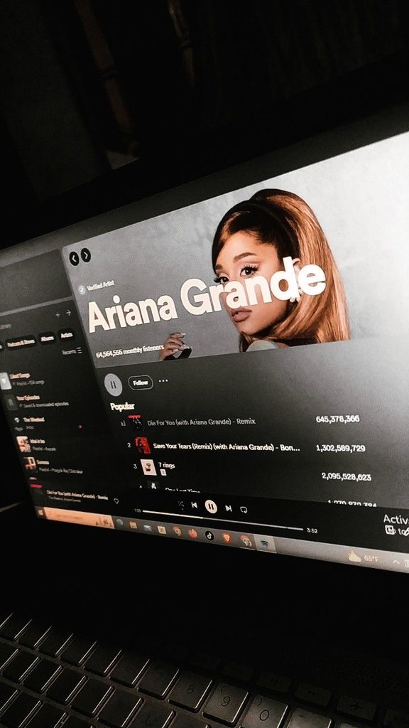 parelopopiss's tweet photo. Nós fãs da ari quando abria o spotify e tava essa foto https://t.co/EChOQ08reV