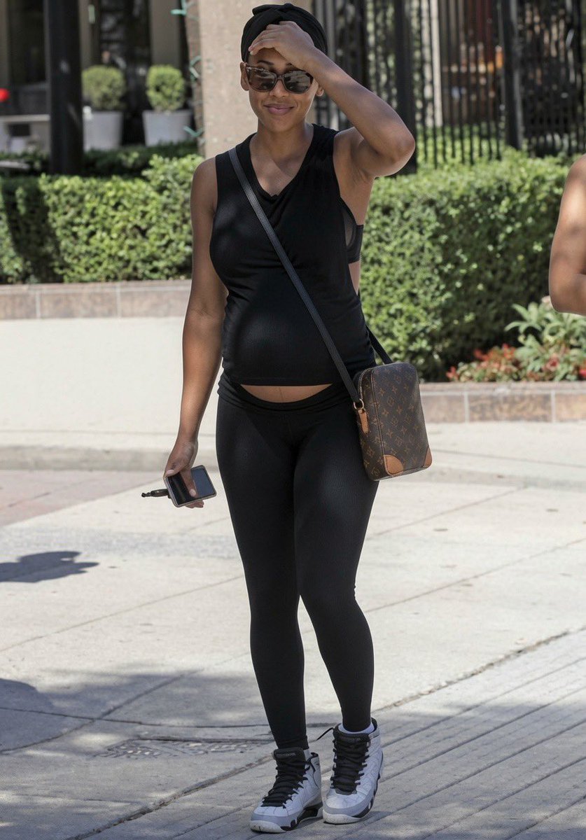 sa10nee's tweet photo. 44-year-old actress Megan Good is reportedly pregnant with her first child with her partner, Jonathan Majors, after a fan spotted her this morning all smiles while showing off her  baby bump. This would be her first child after she revealed last year that she was actively trying and ready to start a family with Jonathan.

Congratulations to them!