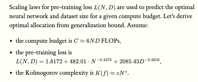 swordsmith's tweet photo. @DmitryRybin1 In your derivation here, where do your constants come from in the pre-training loss calculation? https://t.co/nMTCs0vQc3