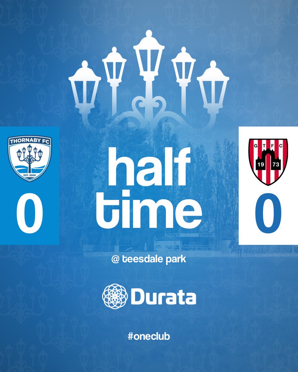 ThornabyFC_'s tweet photo. All square at halftime. #oneclub https://t.co/3jwwPeMaoI