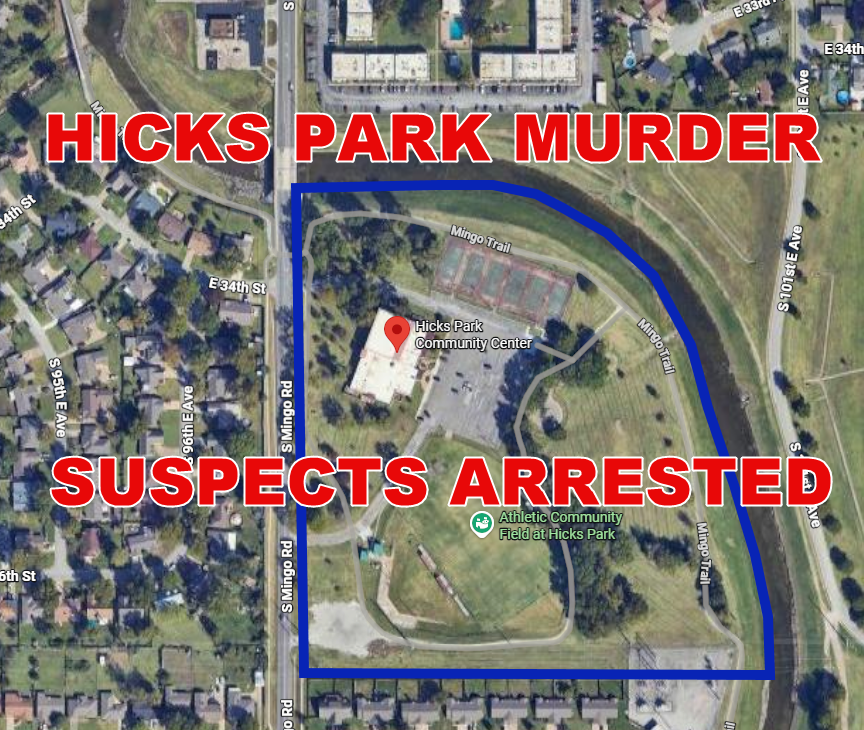 TulsaPolice's tweet photo. 🚨 ARRESTS MADE IN HICKS PARK HOMICIDE INVESTIGATION 🚨

On Monday, July 6, 2026, at approximately 2:13 a.m., Tulsa Police Officers were dispatched to a suspicious activity call regarding a large gathering at Hicks Park. 

While responding, the call was upgraded to a shooting. When we arrived, officers found two male victims in the parking lot suffering from gunshot wounds.

▪️ Trevin Corona (23) was pronounced deceased on the scene

▪️ A 16-year-old male was located with multiple gunshot wounds and rushed to the hospital in critical condition

The Investigation

Homicide Detectives determined the incident started earlier in the night at a party hosted inside the Bowman Event Center at 2909 S. Sheridan Rd. After that gathering broke up, a large group migrated to Hicks Park. 

While at the park, individuals began shooting fireworks at one another. Trevin Corona and the 16-year-old approached a group to confront them about shooting fireworks in their direction, which quickly escalated into a physical disturbance and gunfire. 

Our Real-Time Information Center (RTIC) analysts immediately mobilized to track down surveillance footage from all the locations. 

The RTIC Analyst performed phenomenal work locating video that captured the shooting, identifying the getaway vehicle as a black 2023 Chevy Trailblazer, and isolating a primary shooter.

Detectives used this information to identify the primary suspect as a 16-year-old male, who was seen in the shooting footage. Kyng Smith was the driver of the getaway vehicle

The Search & Apprehension

A Crime Gun Unit (CGU) Detective successfully located the 16-year-old's group at a home in the 8800 block of E. 91st Pl. 

While teams were moving into positions, several individuals, including Kyng Smith, exited the home, entered a Cadillac, and left the area. RTIC quickly identified the Cadillac, placing it on a hotlist in Flock to alert mobile units.

Our Special Operations Team (SOT) rapidly deployed to execute a Creek Nation search warrant at the 16-year-old suspect’s residence. 

While he was not inside at that time, a physical search of his bedroom recovered the exact black shirt with white artwork worn during the murder, linking him directly to the scene.

At approximately 10:00 p.m., the Warrants Unit, a K-9 Officer, and the Broken Arrow Police Department (BAPD) successfully executed a mobile stop on the Cadillac. 

The 16-year-old suspect was located inside the vehicle and fled on foot from officers but was quickly caught after a short pursuit.

He initially refused to identify himself to officers but was positively confirmed.

Simultaneously, Warrants tracked Kyng Smith, who had exited the Cadillac earlier in the evening. BAPD located Smith hiding in the backseat of a separate tan Chevy Impala parked at Aspen Creek Park at 320 S. Oak Ave. in Broken Arrow. 

Smith had texted two female acquaintances to pick him up at the park. During a search of the vehicle, an extended pistol magazine was found in Smith's front pocket, and a black Glock .40 caliber pistol with a matching extended magazine was recovered directly hidden under the seat where he was sitting.

Legal Status & Charges

Since the primary suspects involved hold tribal membership, initial bookings have been coordinated alongside federal and tribal authorities:

▪️ The 16-year-old suspect has been processed into the Tulsa Juvenile Detention Justice Center facing tribal Muscogee Nation Lighthorse Police Department (Creek) Nation charges for First Degree Felony Murder and Shooting With Intent To Kill.

▪️ Kyng Smith, who has a prior federal conviction for Robbery with a Firearm, was booked under Creek jurisdiction for Accessory to Murder in the Second Degree and Possession of a Firearm AFCF (After Former Conviction of a Felony).

A Multi-Agency Success

This was a very elaborate investigation that was only possible through a massive, coordinated effort. The swift resolution of this violent incident within 24 hours is a direct result of seamless inter-departmental teamwork. 

We extend our immense gratitude to our RTIC Analysts, the CGU Detectives, our Special Operations Team, our Warrants Unit, and K-9 handlers. 

We also thank the Broken Arrow Police Department and the Muscogee Nation Lighthorse Police Department for their excellent coordination and support.

These are arrests and not convictions