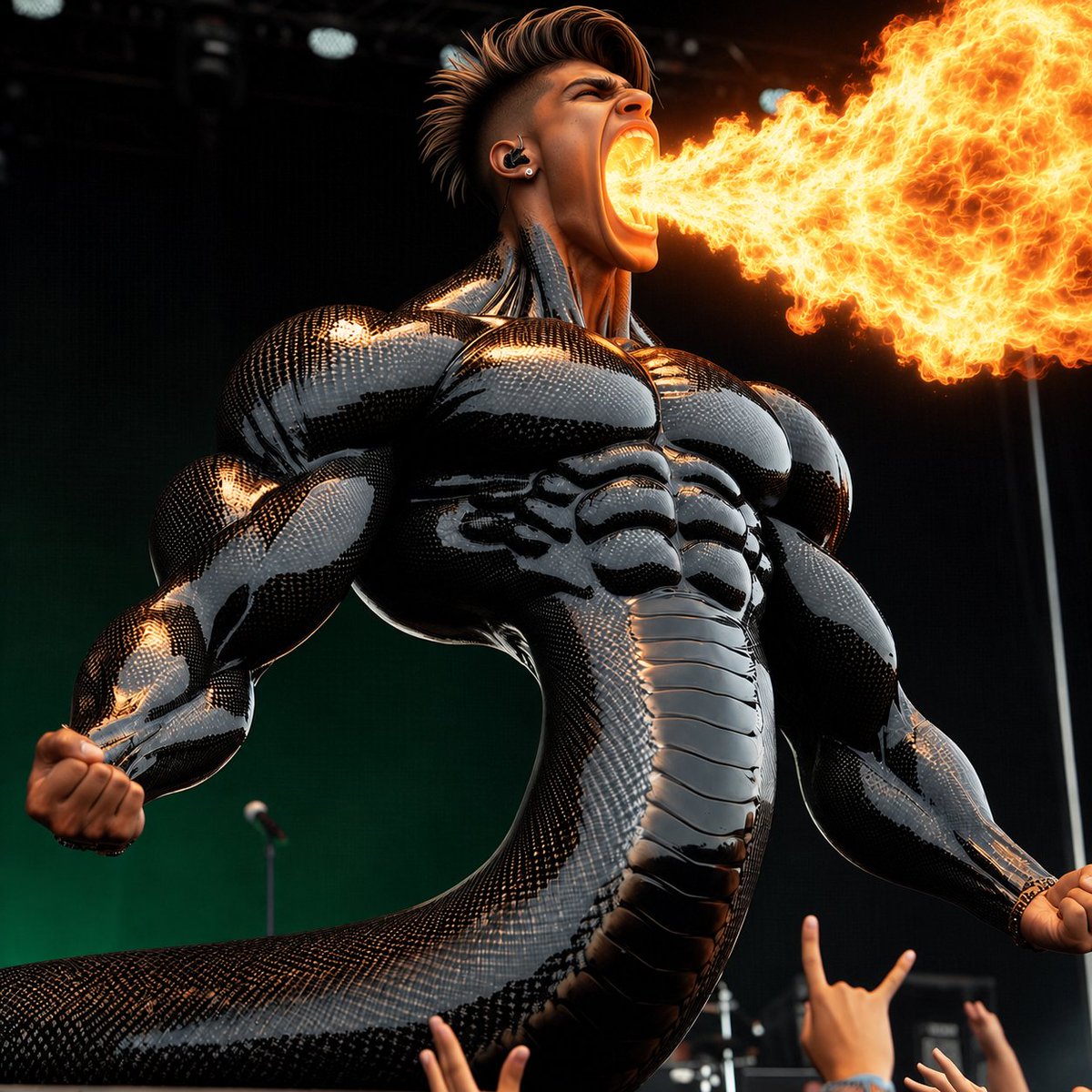 gsl_community's tweet photo. As if being a massive #NagaBoy wasn't enough, these guys want to make sure they are the centre of attention...
#SnakeBoy #Firebreath https://t.co/l8TtJrV0iF