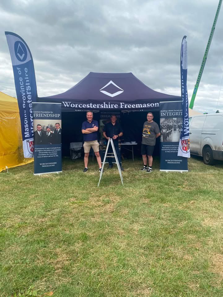 WorcsMasons's tweet photo. Worcestershire Masons pictured at the 79th Hanbury Show having action-packed fun while showcasing everything that’s great about Freemasonry https://t.co/BnHMPeuEez