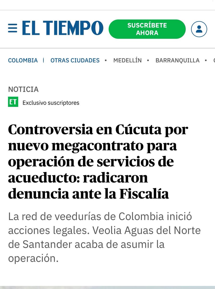 paletadelechona's tweet photo. La denuncia penal exige acción inmediata de la @FiscaliaCol. #EnCúcutaSeRobanElAcueducto https://t.co/2FZw1CUUMW