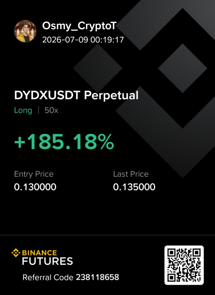 Osmy_CryptoT's tweet photo. OVER 700% PROFIT IN 4 FREE SIGNALS

So think about how much you can make from Premium Signals membership: Copy and paste our signals and make that kind of profit

Premium Access: @Osmy_CryptoT https://t.co/YGrQailaSE