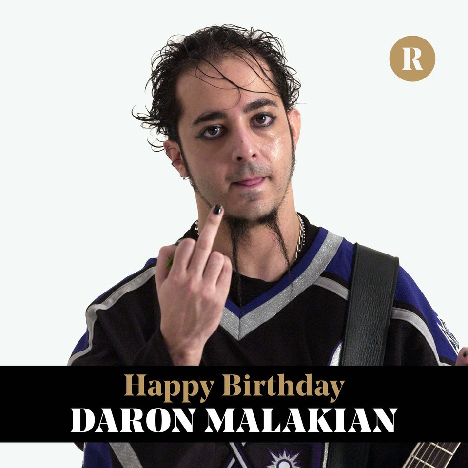 Revolvermag's tweet photo. 🎂 Happy birthday to DARON MALAKIAN of SYSTEM OF A DOWN and SCARS ON BROADWAY!⁠ https://t.co/XNCh9pxJ8D