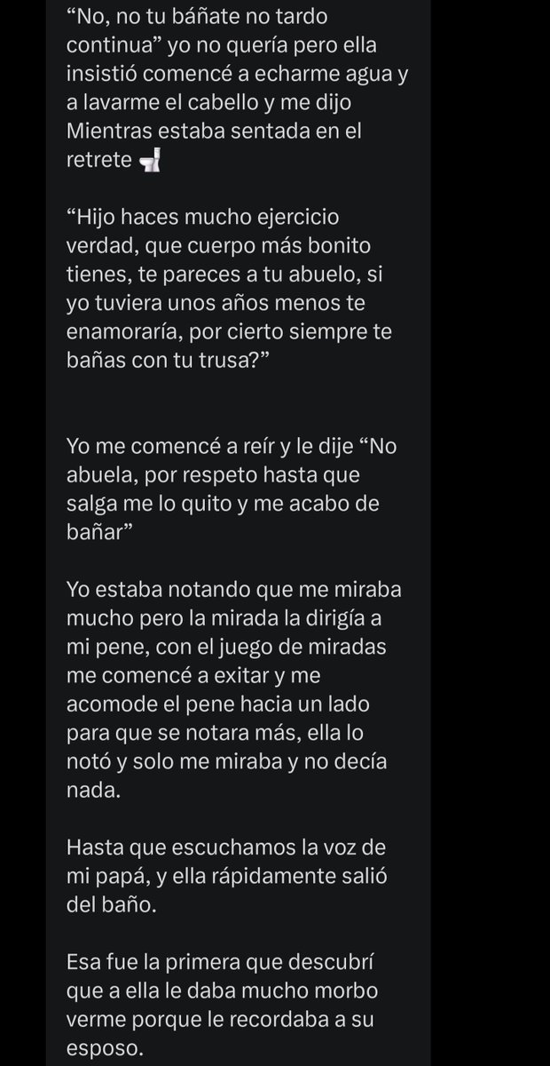 incesto4ever's tweet photo. Nos manden este relato al Dm de forma anonima. Manden sus relatos y si les gusta den retwit. Rica historia.
PARTE 1 https://t.co/LELCFMmfjH