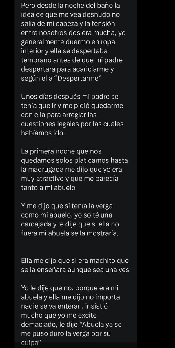 incesto4ever's tweet photo. Nos manden este relato al Dm de forma anonima. Manden sus relatos y si les gusta den retwit. Rica historia.
PARTE 1 https://t.co/LELCFMmfjH
