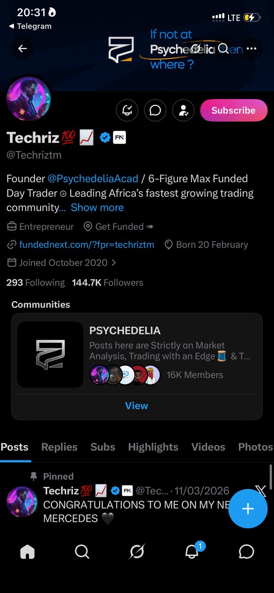 IAnthonio10's tweet photo. @Techriztm @PsychedeliaAcad @FundedNext @TraderHadesh @Techriztm TECHI ABEG THIS ONE FIT BE MY DRY BONES SHA RISE AGAIN
HOPE I WIN IT CUS I NEED AM WITH EVERYTHING IN ME. https://t.co/xLXgeaRxWv