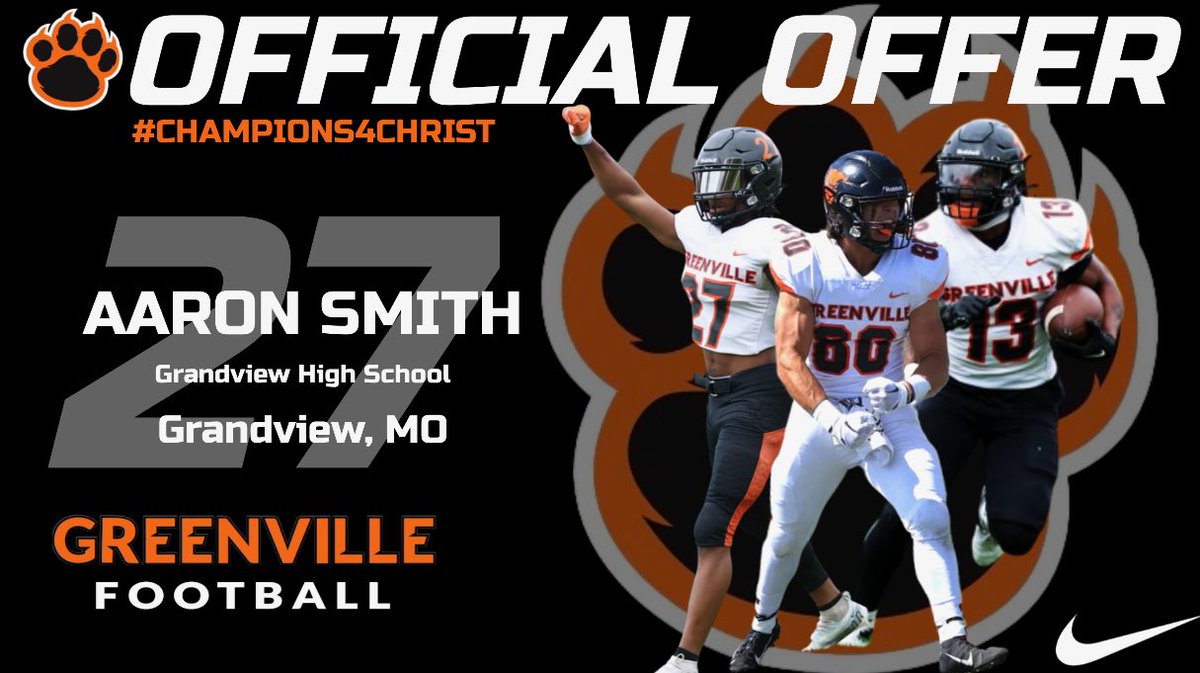 Aaron_Smith32's tweet photo. Blessed to receive an official offer to go play football @EMAPFootball. Big thanks to @CoachTenenoff and @Coachschomaker for the opportunity! https://t.co/BLXdKqzdQg