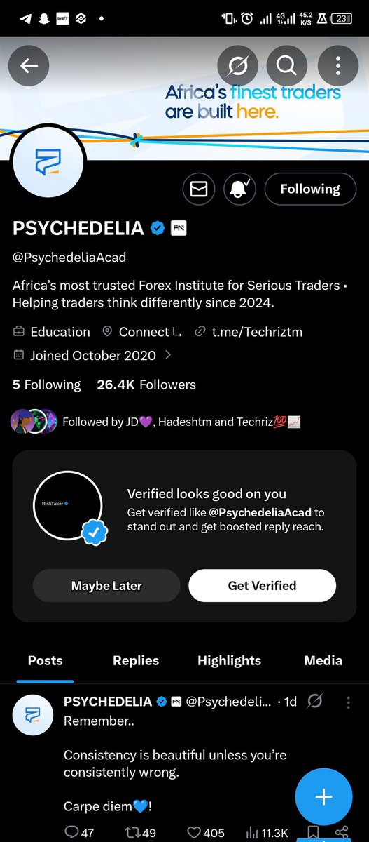 CryptoABee01's tweet photo. @Techriztm @PsychedeliaAcad @FundedNext @TraderHadesh Done 
I pray to be among the winners 🙏 https://t.co/a5CsrBkyQu