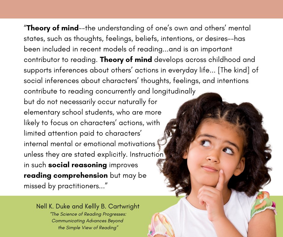 FlaReads's tweet photo. In Kindergarten, Florida students must begin describing characters' feelings and thoughts (ELA.K.R.1.1). This progresses to include characters' motivations in Grade 3. Students need explicit instruction in the sort of inferences they must make while reading. https://t.co/sVwZto9Xlu